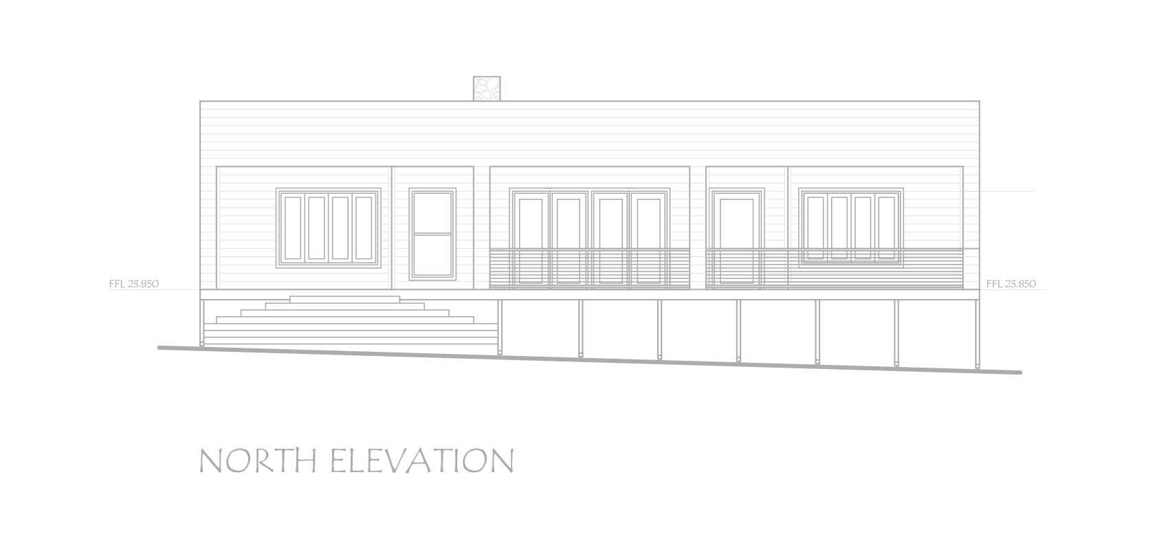 Home drafting design elevation