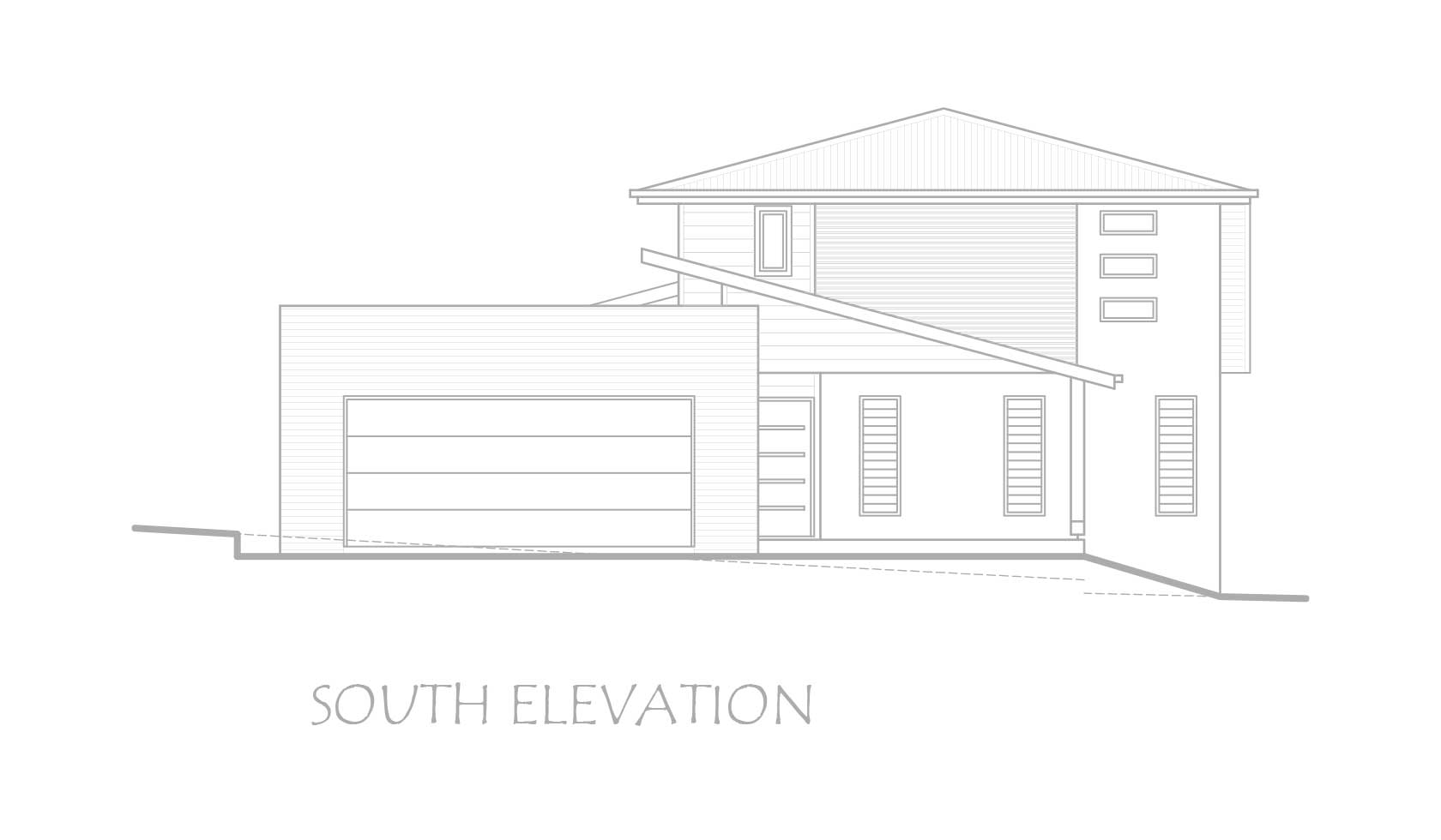 Suburban Home Elevation Design